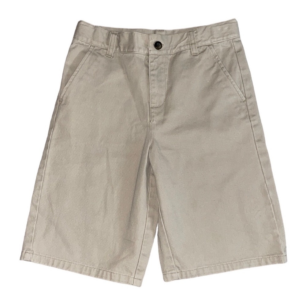 Janie and Jack 12 boys khaki shorts summer beach vacation pictures adj waist